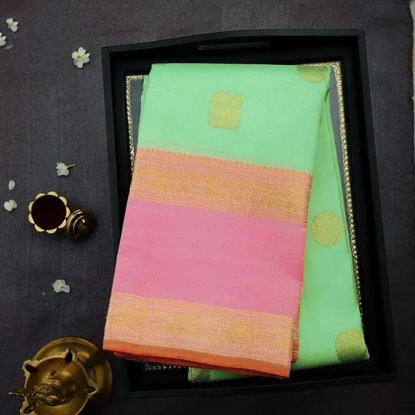GREEN_PURE_BANARASI_SAREE